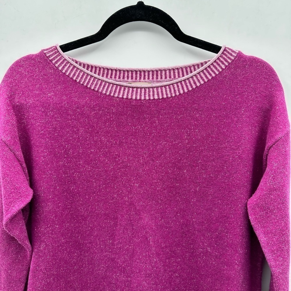 Chicos soft stretchy crew neck woman’s long sleeve old money classic sweater. XS - Picture 3 of 11